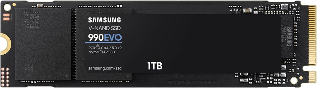Samsung M.2 NVMe SSD 990 Evo 1TB 5.0 Samsung M.2 NVMe SSD 990 Evo 1TB 5.0